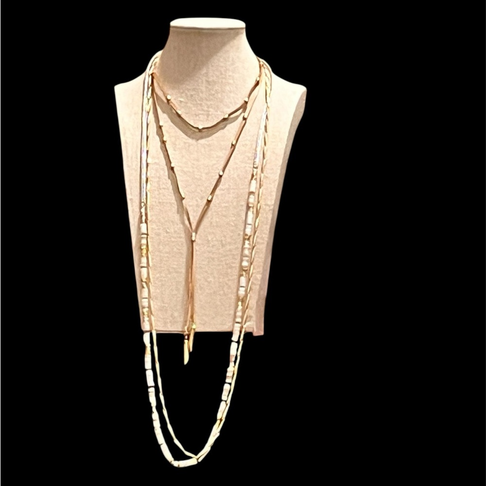 N181 Stella & Dot Aven 3 in 1 Necklace in excellent condition
